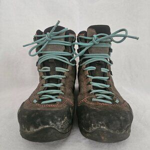 Salewa Mountain Trainer Mid GTX Hiking Boots Brown/Teal -